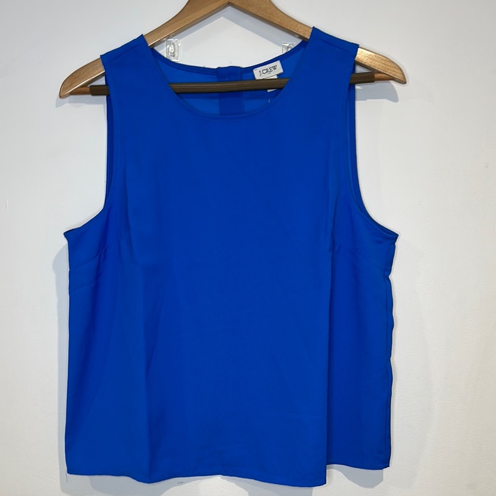 J. Crew Blue Boxy Tank Top